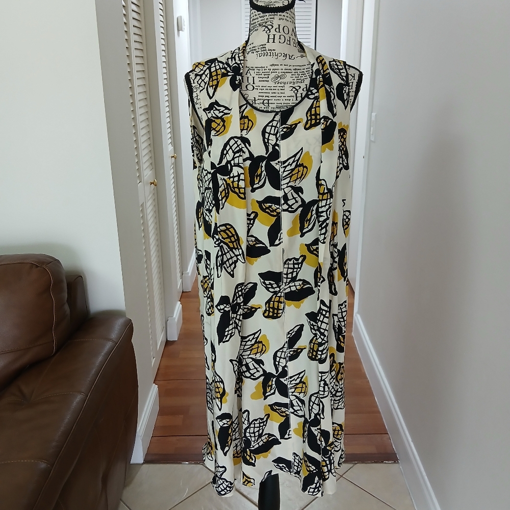MARNI Sleeveless Asymmetrical Silk Dress‎